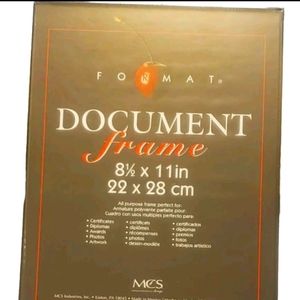 MCS Format Frame 8-1/2 x11in. 22 X 28 Black 3 Pack Awards, Certificates,Diploma